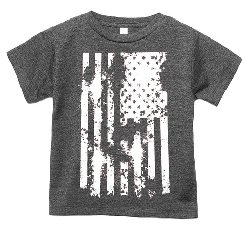 Distressed Flag Tee, Dk.Heather (Infant, Toddler, Youth, Adult)