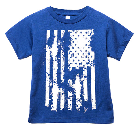 Distressed Flag Tee, Royal   (Infant, Toddler, Youth, Adult)