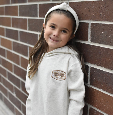 *Neutral Patch Hoodie, Natural (Toddler, Youth, Adult)