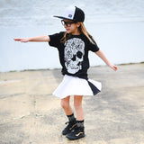 MTO- Natural Checks Skater Skirt (Infant, Toddler, Youth)