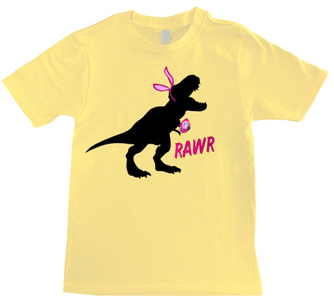 Dino Rawr Tee, Butter (Infant, Toddler, Youth, Adult)