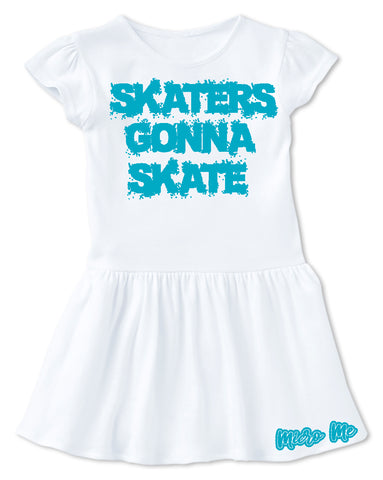 SR-Stay Rad Dress, Wht/Teal (Infant, Toddler)