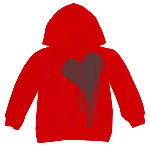 Dripping Heart Valentine Hoodie, Red (Toddler, Youth, Adult)