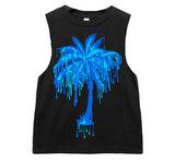 Drip Palm Muscle Tank, Black   (Infant, Toddler, Youth, Adult)