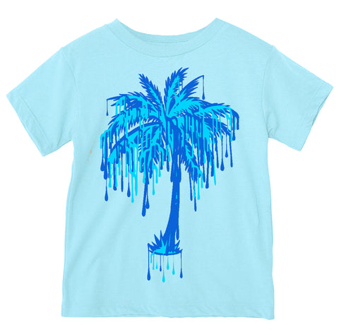 Drip Palm Tee, Lt. Blue  (Infant, Toddler, Youth, Adult)