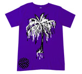 Drip Palm Tee,Purple  (Infant, Toddler, Youth, Adult)