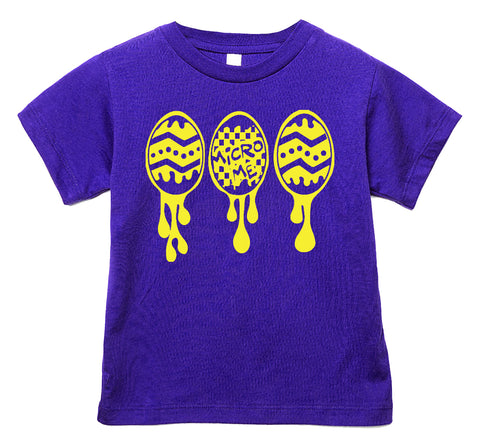 Drip Eggs Tee, Purple (Infant, Toddler, Youth, Adult)
