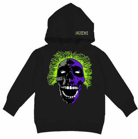 Electric Skull Hoodie, Black (Toddler, Youth, Adult)