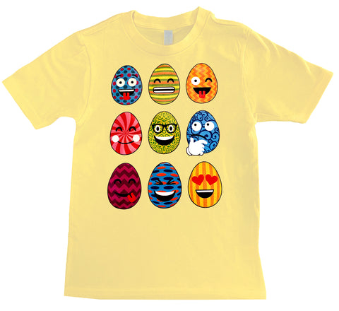Emoji Eggs Tee, Butter (Infant, Toddler, Youth, Adult)