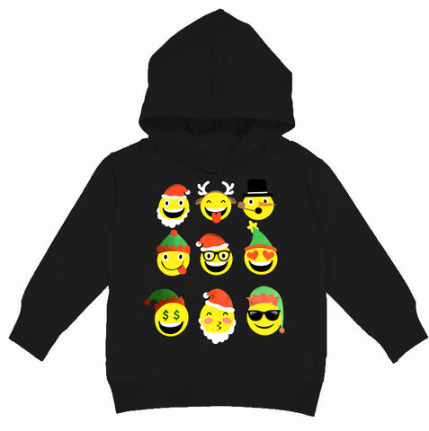 CHR-Emojis Hoodie, Black (Toddler, Youth)