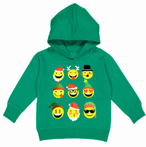 CHR-Emojis Hoodie, Green (Toddler, Youth)