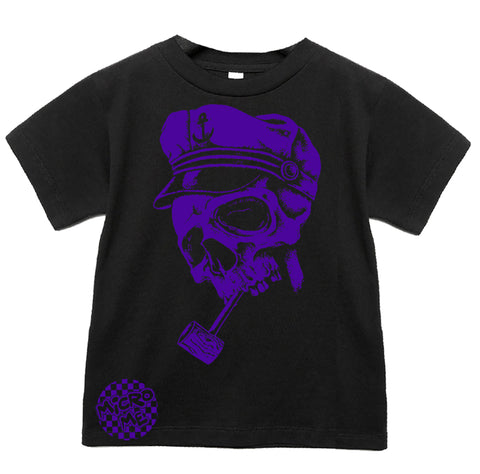 Fisher Skull Tee,  Black  (Infant, Toddler, Youth, Adult)