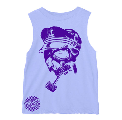 Fisher Skull Muscle Tank, Lavender  (Infant, Toddler, Youth, Adult)