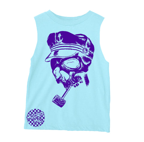 Fisher Skull Muscle Tank, Lt. Blue (Infant, Toddler, Youth, Adult)