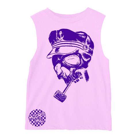 Fisher Skull Muscle Tank, Lt. Pink (Infant, Toddler, Youth, Adult)