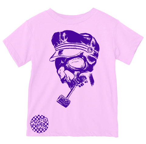 Fisher Skull Tee,  Lt.Pink  (Infant, Toddler, Youth, Adult)