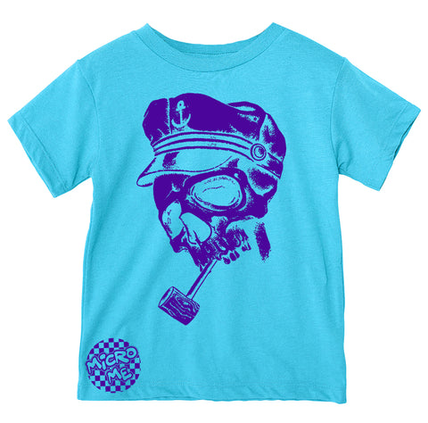 Fisher Skull Tee,  Tahiti (Infant, Toddler, Youth, Adult)
