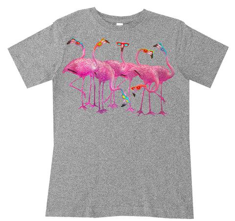 SV-Flamingos Tee, Heather (Infant, Toddler, Youth)