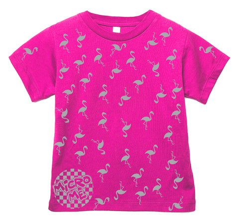 Flamingos  Tee ,Hot Pink  (Infant, Toddler, Youth, Adult)