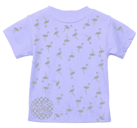 Flamingos  Tee , Lavender  (Infant, Toddler, Youth, Adult)