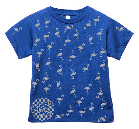 Flamingos  Tee , Royal (Infant, Toddler, Youth, Adult)