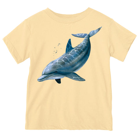 Flipper Tee, Butter  (Infant, Toddler, Youth, Adult)