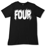 CB-**FOUR Checker Bday Tee, Black (Infant,Toddler,Youth)