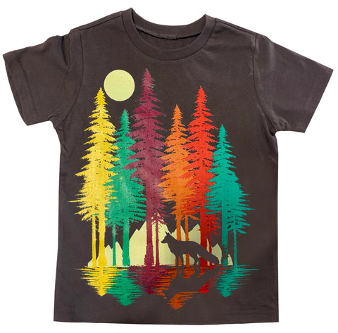 Fox Wild Tee, Brown(Toddler, Youth)
