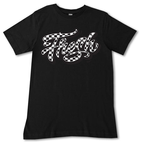 Fresh Check Tee,  Black (infant, toddler, youth, adult)