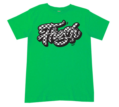 Fresh Check Tee,  Green (infant, toddler, youth, adult)