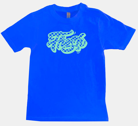 Spring Fresh Tee, Neon Blue (Infant, Toddler, Youth, Adult)