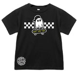 SK8R Ghost Tee, Black (Infant, Toddler, Youth, Adult)
