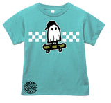 *SK8R Ghost Tee, Saltwater (Toddler, Youth, Adult)