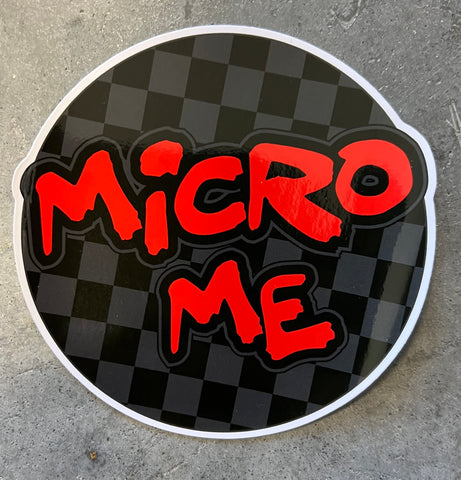 Grey Circle Logo Sticker, 5 inch