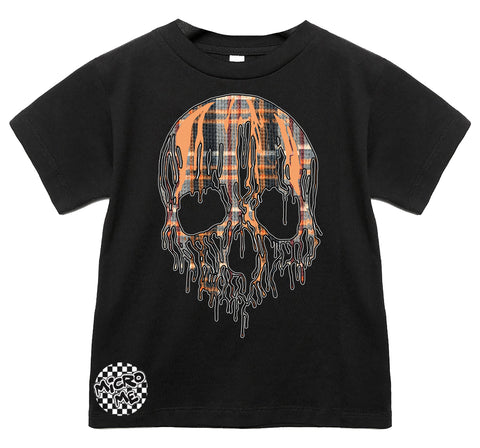 Halloween Drip Skull Tee, Black (Infant, Toddler, Youth, Adult)