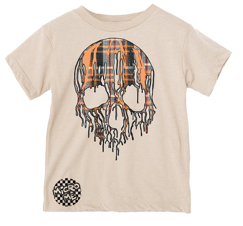 Halloween Drip Skull Tee, Natural (Infant, Toddler, Youth, Adult)