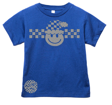 Happy Checkers Tee, Royal  (Infant, Toddler, Youth, Adult)
