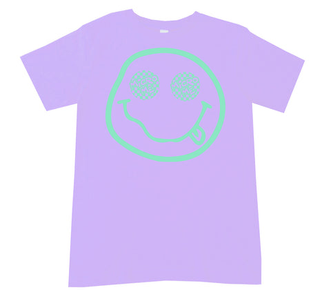Happy Logo Tee, Lavender  (Infant, Toddler, Youth, Adult)