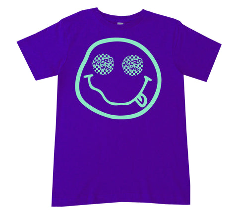 Happy Logo Tee, Purple  (Infant, Toddler, Youth, Adult)