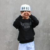 *Separates Crew Sweatshirt, BLACK, Multiple Options (Toddler, Youth, Adult)