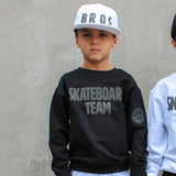 *Separates Crew Sweatshirt, BLACK, Multiple Options (Toddler, Youth, Adult)