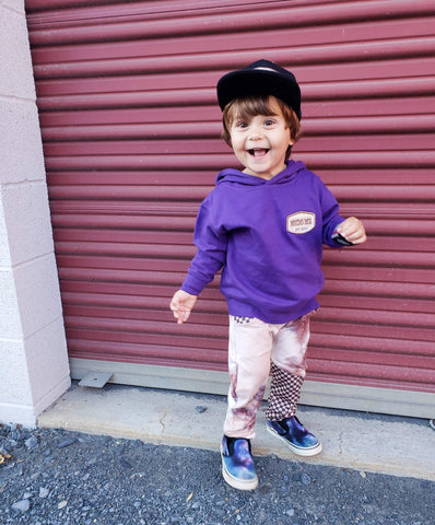 *Neutral Patch Hoodie, Purple (Toddler, Youth, Adult)