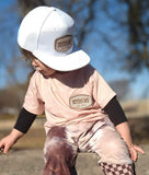 *Neutral Patch Tee, Peach (Infant, Toddler, Youth, Adult)