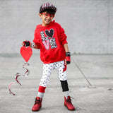 LOVE Hearts  Hoodie, Red (Toddler, Youth, Adult)