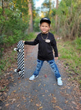 *Neutral Patch Long Sleeve Shirt, Black (Infant, Toddler, Youth, Adult)