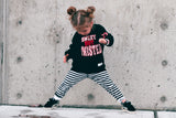 Twisted Sweater, Black  (Toddler, Youth)