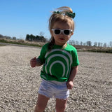 Over the Rainbow Tee, Green (Infant, Toddler, Youth, Adult)