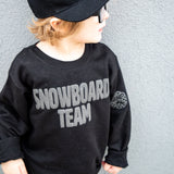 *Separates Crew Sweatshirt, BLACK, Multiple Options (Toddler, Youth, Adult)