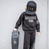 *Separates Crew Sweatshirt, BLACK, Multiple Options (Toddler, Youth, Adult)