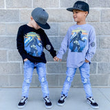 *Sasquatch Mtn. Long Sleeve Shirt, Heather (Infant, Toddler, Youth, Adult)